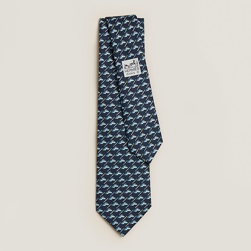Colourful Jump tie - Blue | Hermès USA